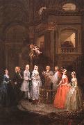 William Hogarth The Wedding of Stephen Beckingham and Mary Cox china oil painting reproduction